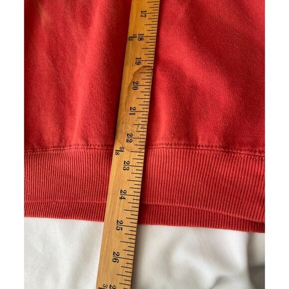 NWT Woodstock Peace Love Music Cotton Red Cotton Blend Sweatshirt New Festival M - Picture 9 of 9